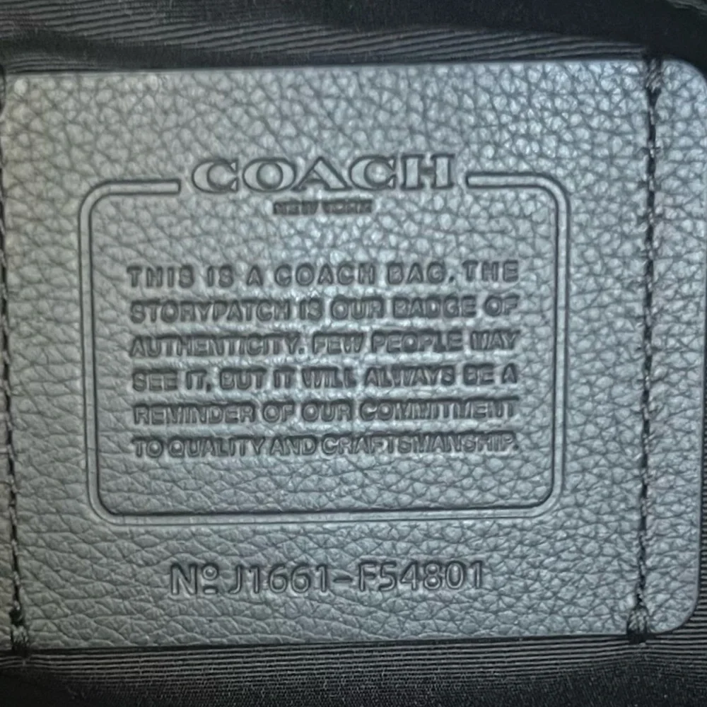 Coach Black Leather Men's Briefcase. Can be unisex.
